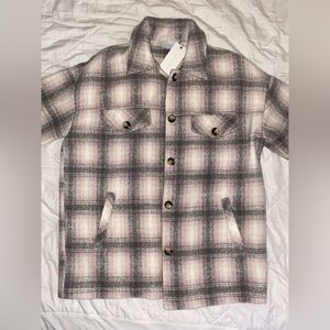 lush clothing pastel plaid shacket